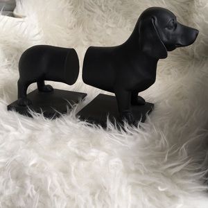 Dachshund Bookends